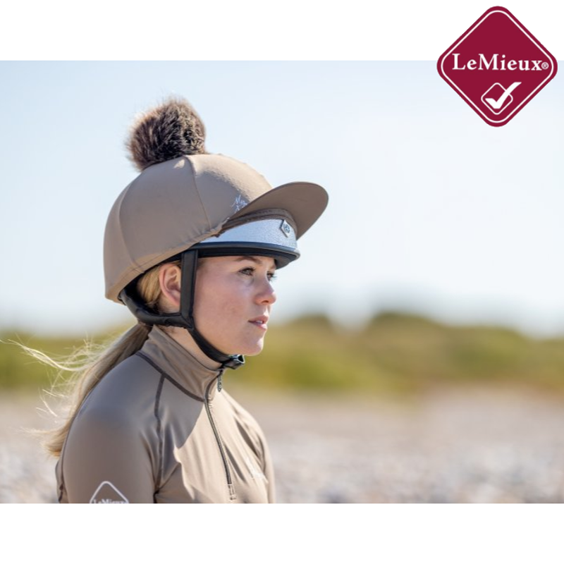 LeMieux Pom Pom Hat Silk - Mink -1