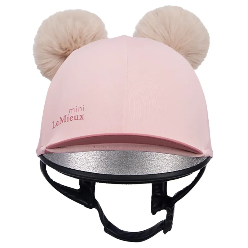LeMieux Mini Double Pom Hat Silk - Blossom-1