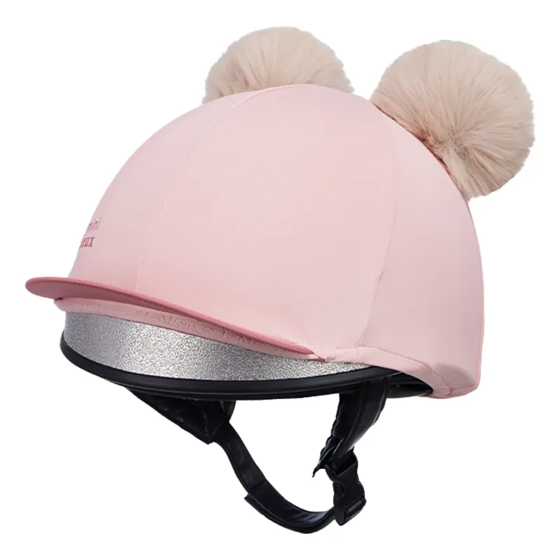 LeMieux Mini Double Pom Hat Silk - Blossom-2