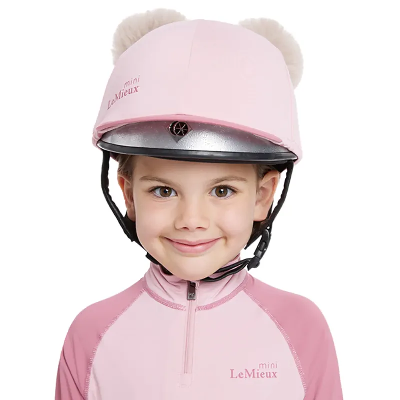 LeMieux Mini Double Pom Hat Silk - Blossom-3