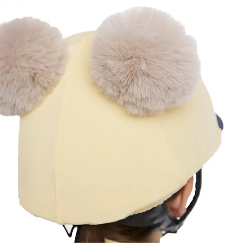 LeMieux Mini Double Pom Hat Silk - Mimosa-4