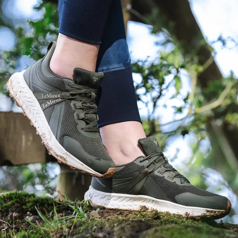 Advent Day 7 - LeMieux Trax Waterproof Trainer - Khaki-2