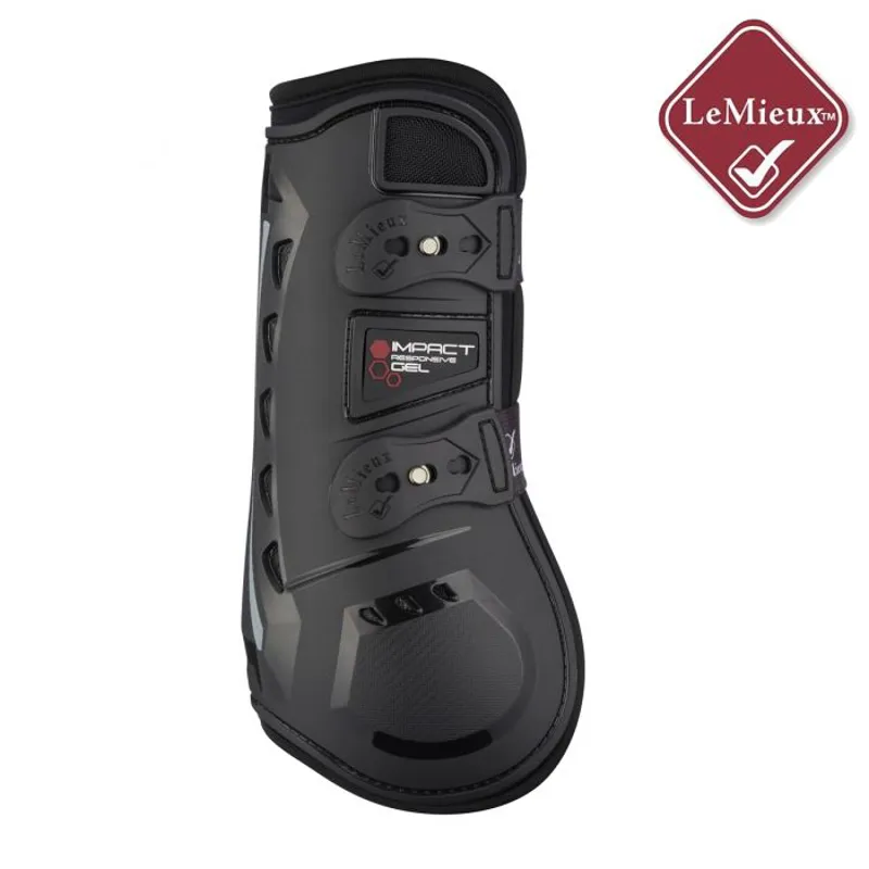 LeMieux Impact Responsive Tendon Boots - Black-2