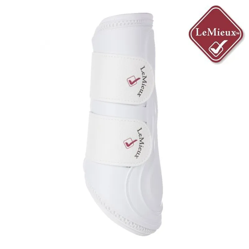 LeMieux Proshell Brushing Boots - White-2
