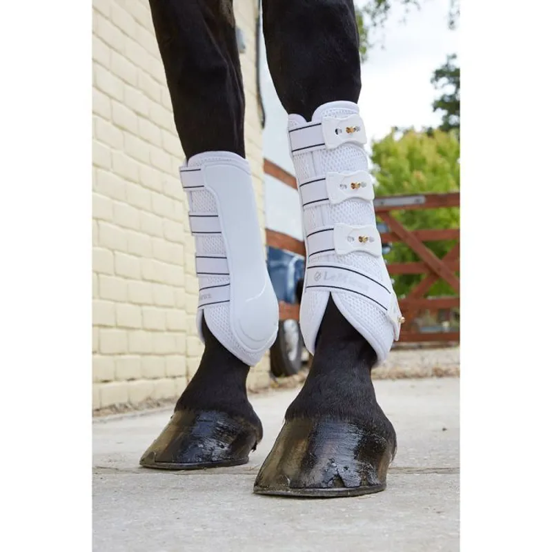 LeMieux Snug Boots - Hind - White-1