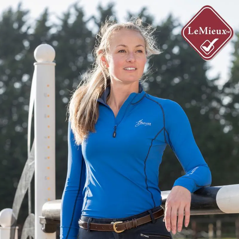 My LeMieux Base Layer - Benetton Blue-1