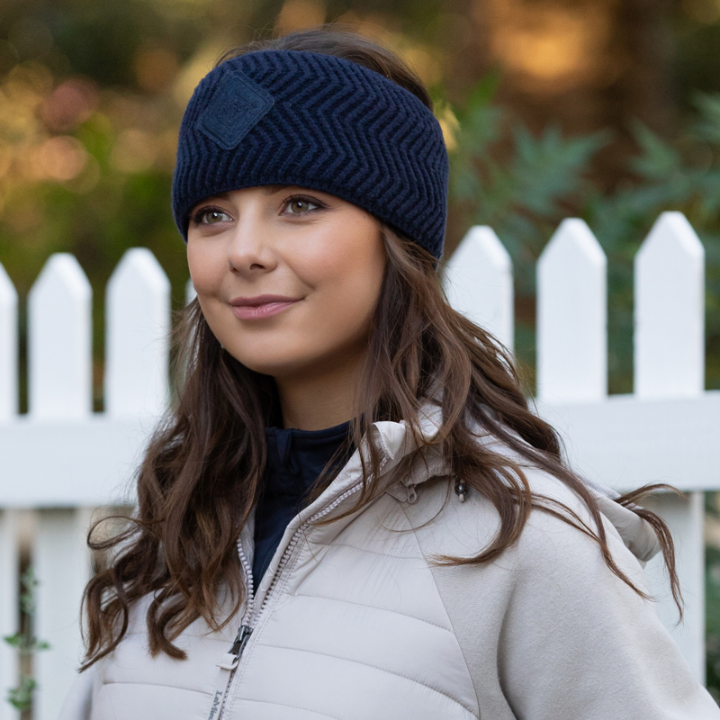 LeMieux Lila Headband - Navy-7