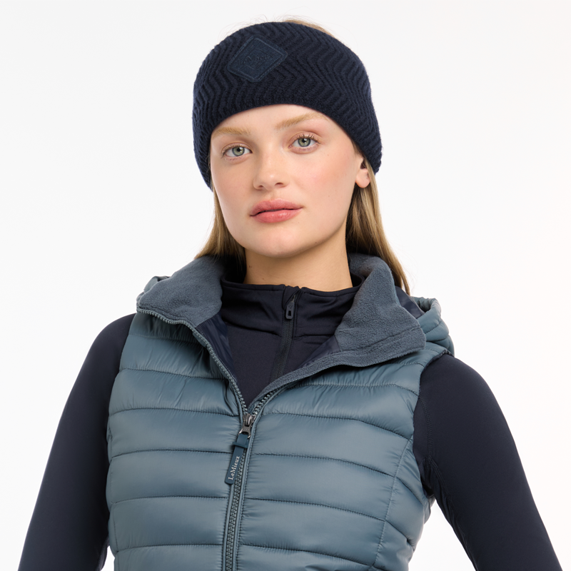 LeMieux Lila Headband - Navy-4