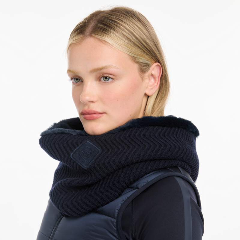 LeMieux Lila Snood - Navy-2