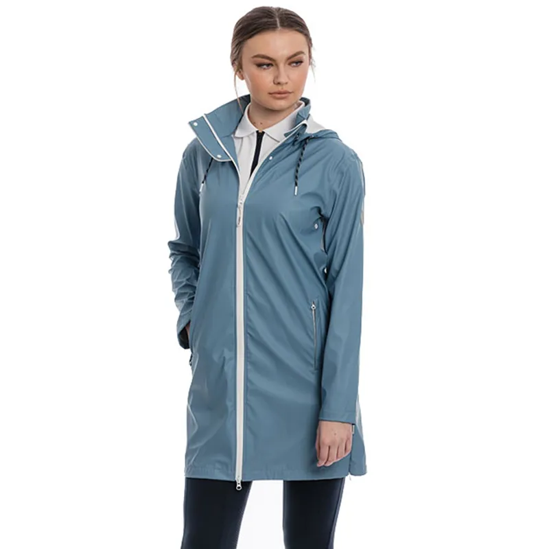 Horseware Linny Long Rain Jacket - Blue Heaven