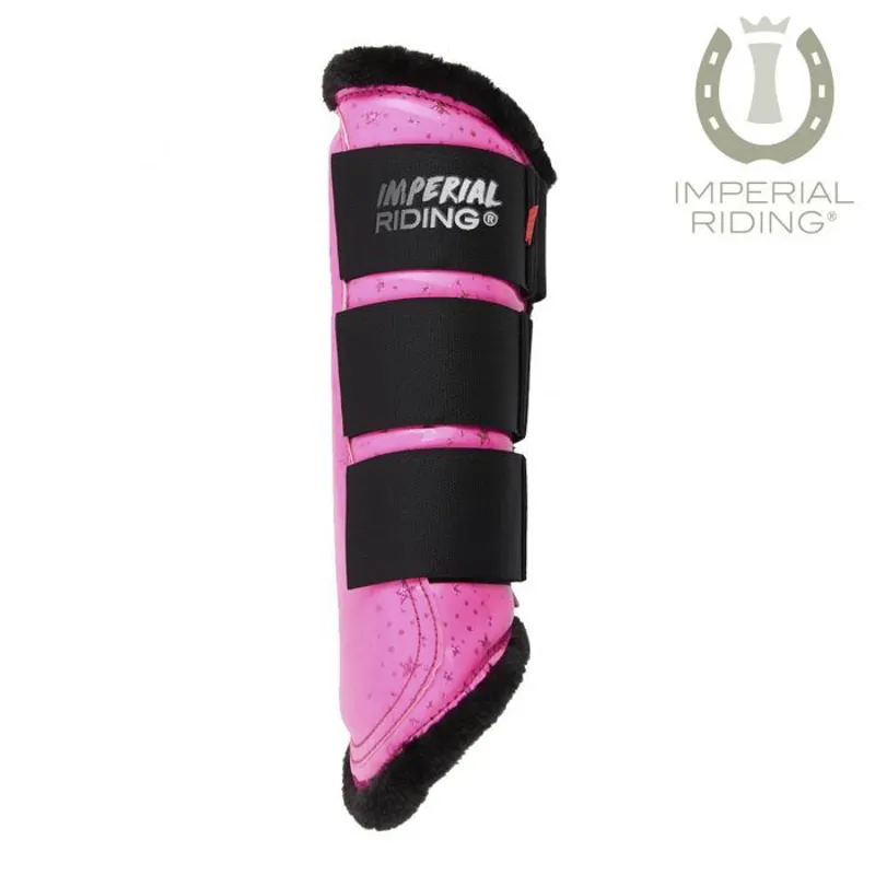 Imperial Riding Live Your Dream IIII Tendon Boots - Diva Pink Star