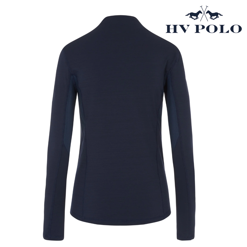 HV Polo Lizzy Col Neck Top - Navy-1