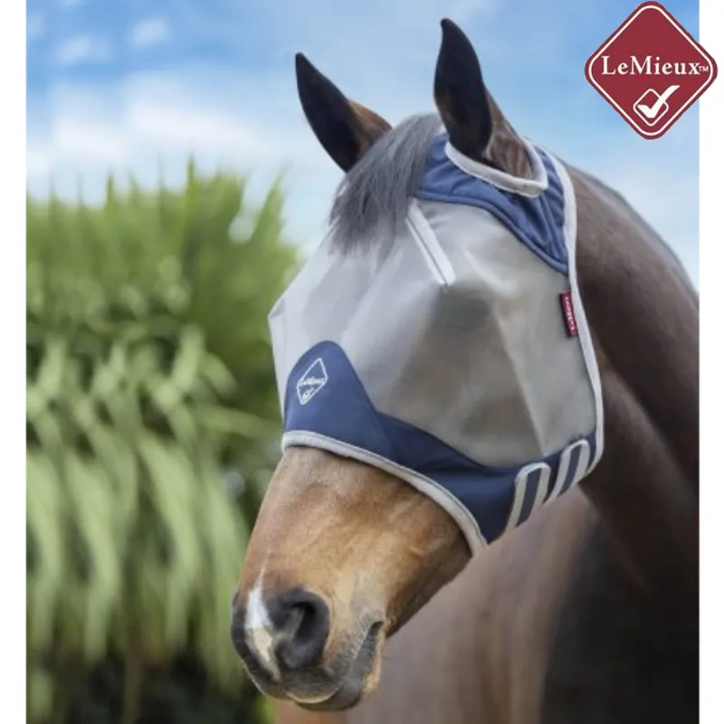LeMieux Armour Shield Fly Protector Standard Mask No Ears or Nose -1