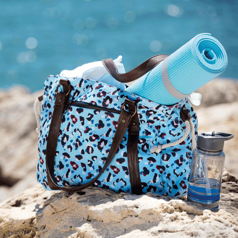 Horseware Lou Lou Tote Bag - Blue Animal-1