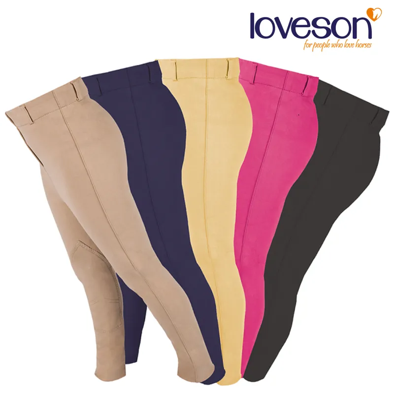 Loveson Children's Plain Jodhpurs - Canary