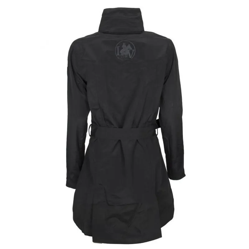 La Valencio Faya Ladies Long Waterproof Jacket - Black-1