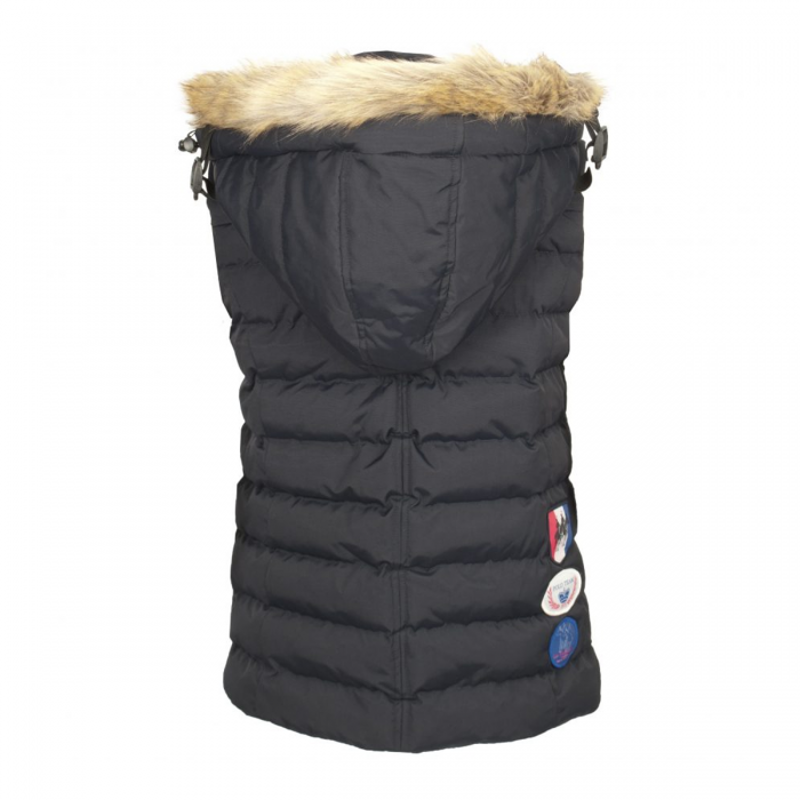 La Valencio Gitte Ladies Padded Gilet - Navy-1