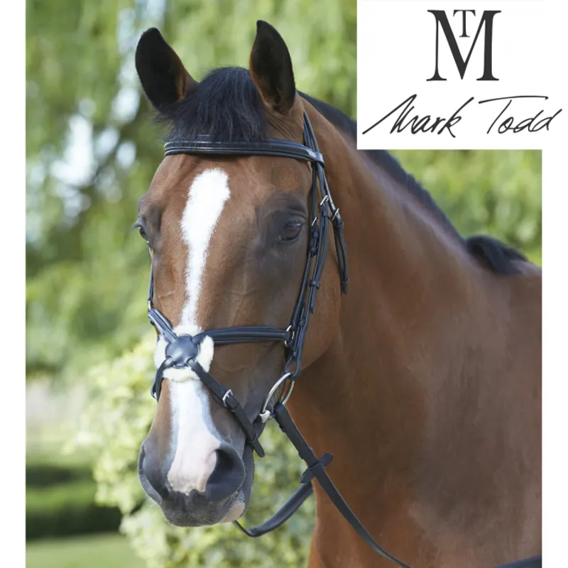 Mark Todd Padded Grackle Bridle - Black