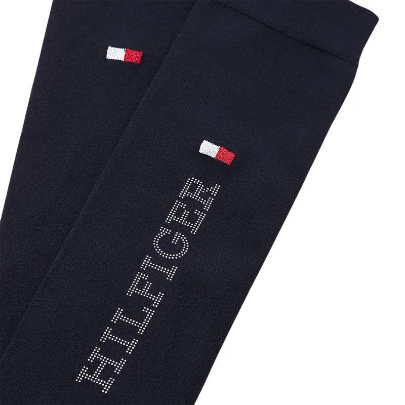 Tommy Hilfiger Unisex Madison Studded Riding Socks - Desert Sky-2