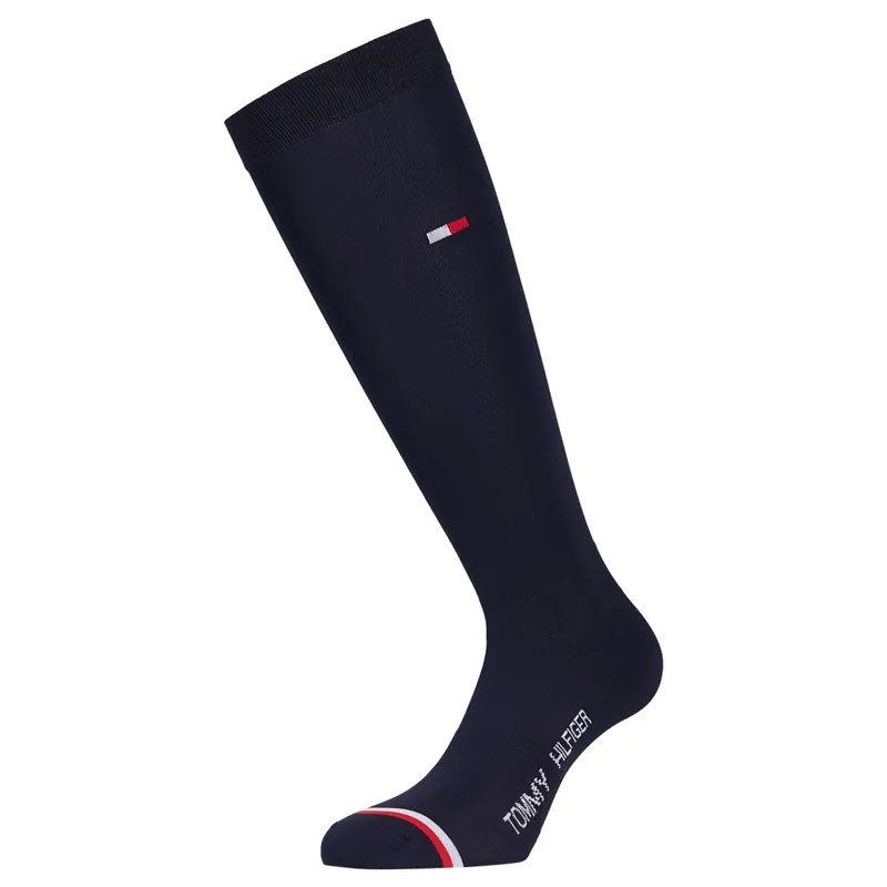 Tommy Hilfiger Unisex Madison Studded Riding Socks - Desert Sky-1