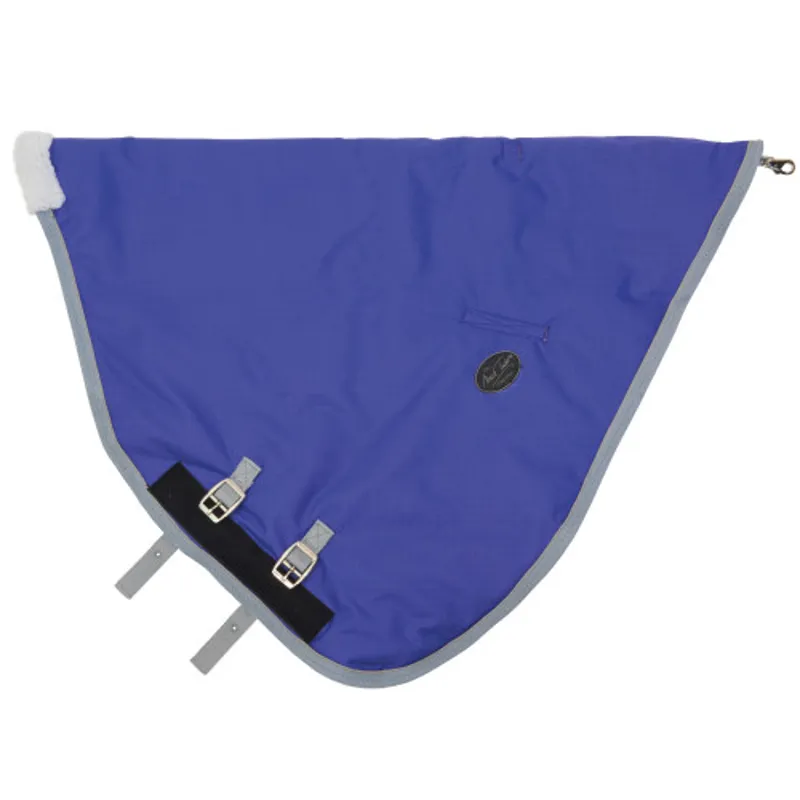 Mark Todd Lightweight Pony Turnout Neck Cover - Raspberry and Grey