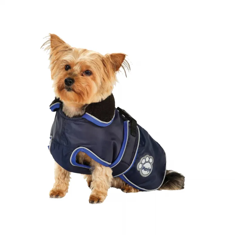 Masta Deluxe Waterproof Dog Rug Coat - Navy