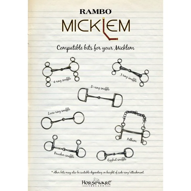 Horseware Rambo Micklem Multi Bridle - Brown-1