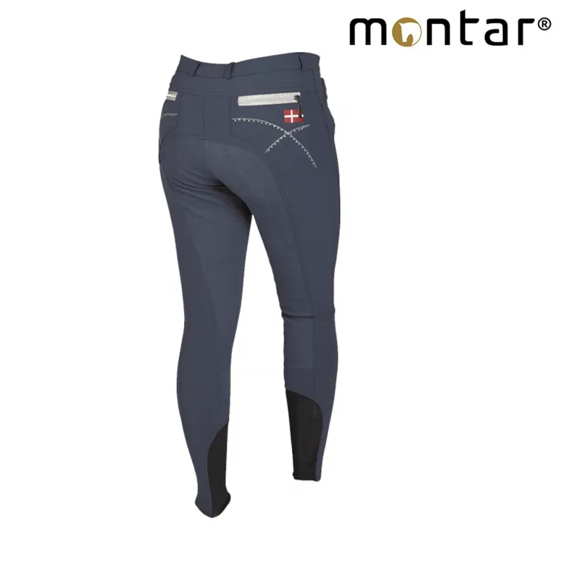 Montar Childrens Denmark Flag Breeches with Full Seat - Blue