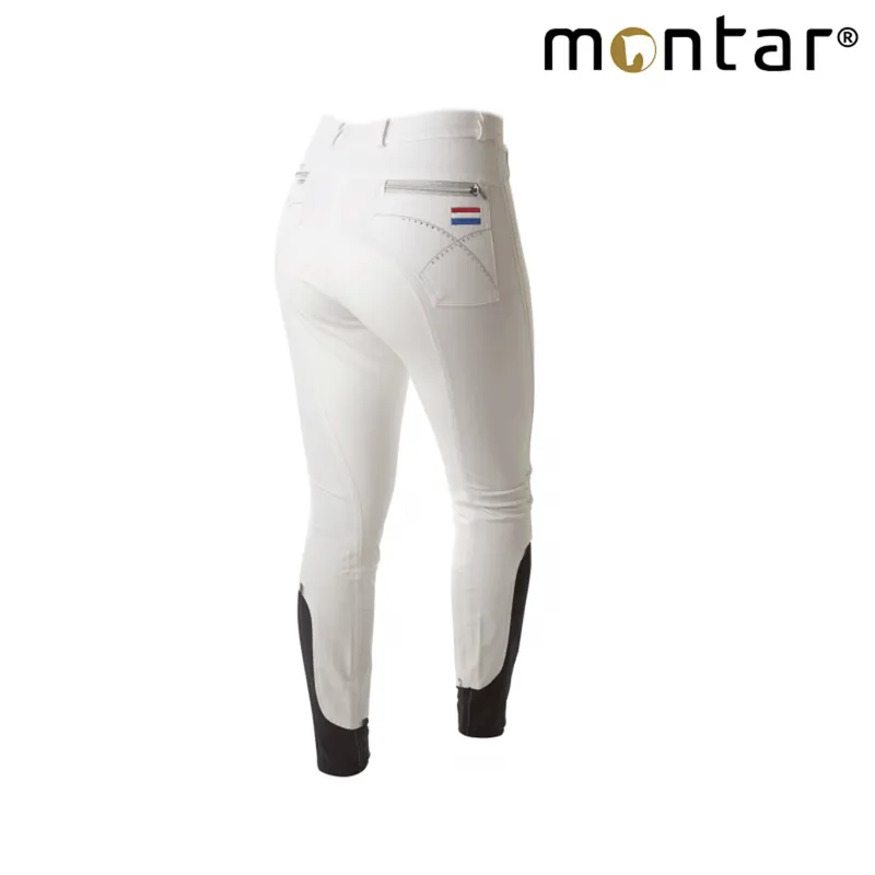 Montar Holland Flag Breeches Full Seat - White