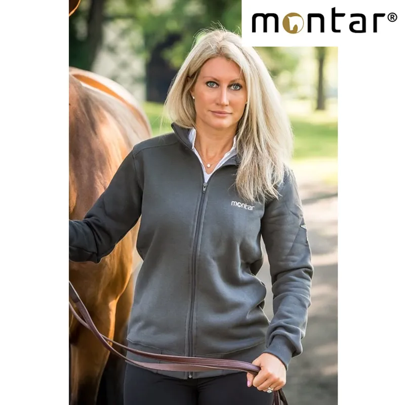 Montar Jill Zipper Sweatshirt - Grey