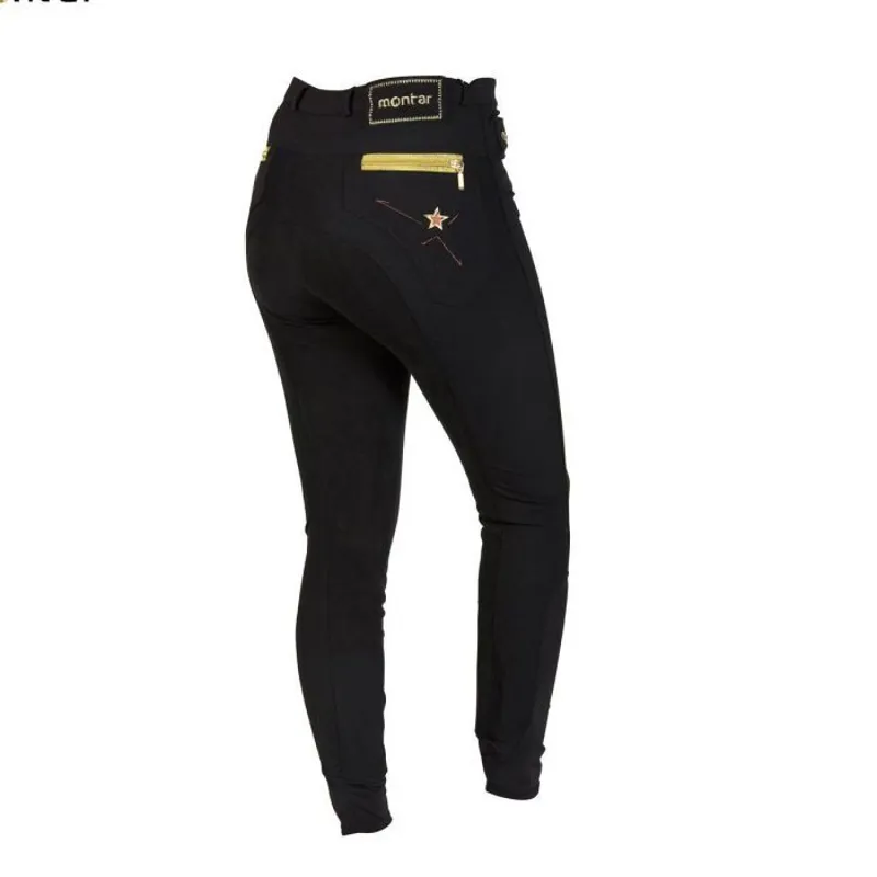 Montar Star Kids Full Seat Breeches - Black