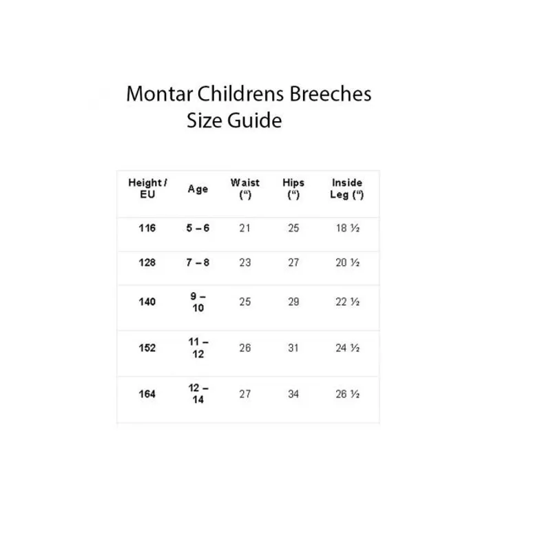 Montar Studs Kids Full Seat Breeches - Brown-1