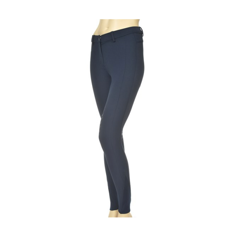 Montar Ellen Ladies Full Silicone Seat Breeches - Blueberry-1