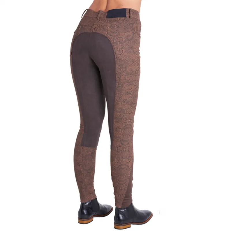 Montar Hattie Yati Ladies Full Seat Breeches - Brown