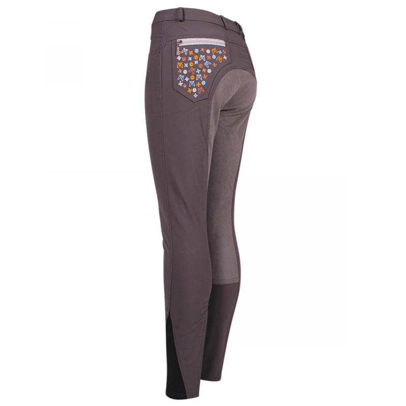 Montar Jane Ladies Full Seat Breeches - Grey