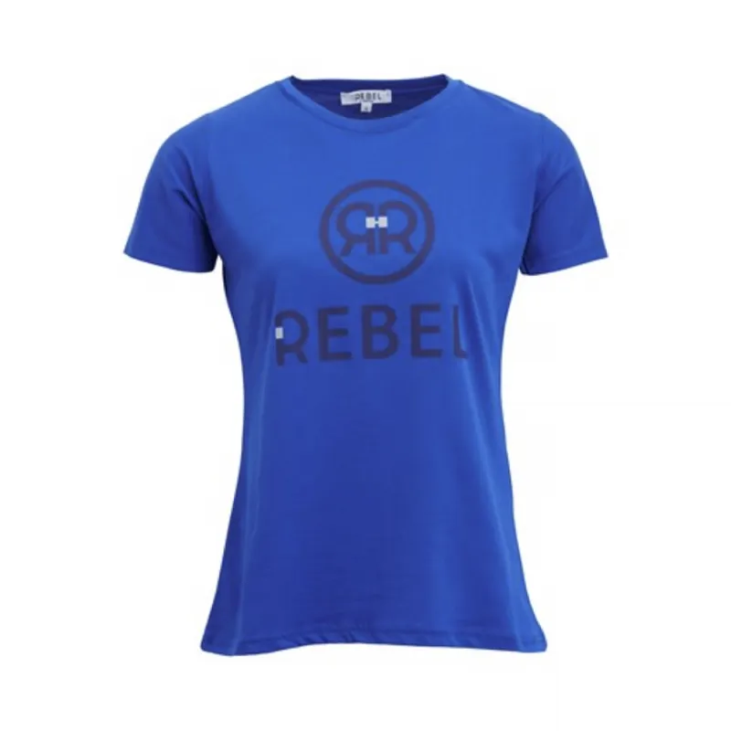 Montar Rebel Zoey T-Shirt With Logo - Royal Blue