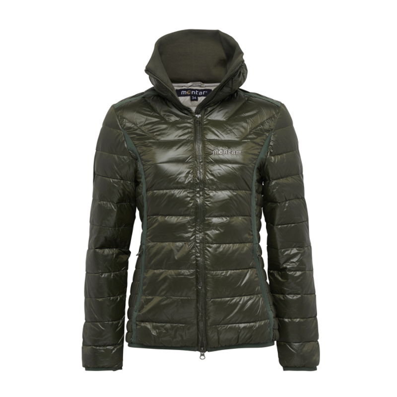Montar Sophie Ladies Light Down Jacket - Olive-1