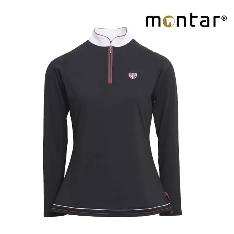 Montar Vivian Longsleeve Shirt With Pipe - Black