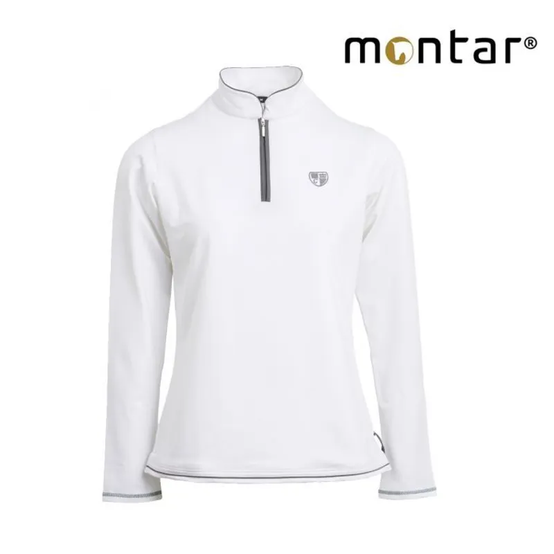Montar Vivian Longsleeve Shirt With Pipe - White