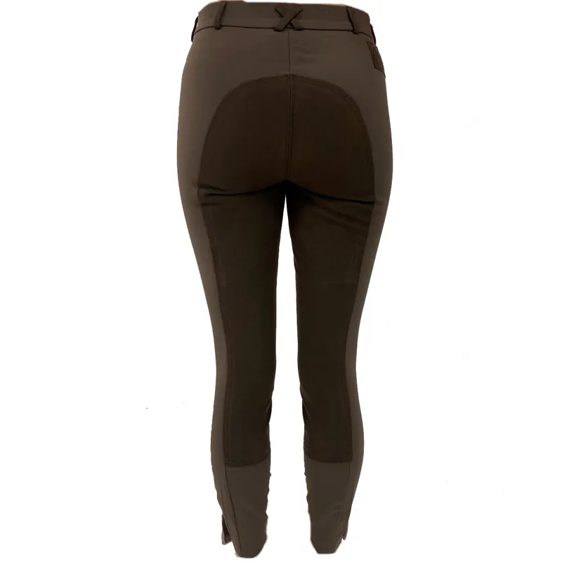 Mark Todd Ladies Performance Breeches - Chocolate-2