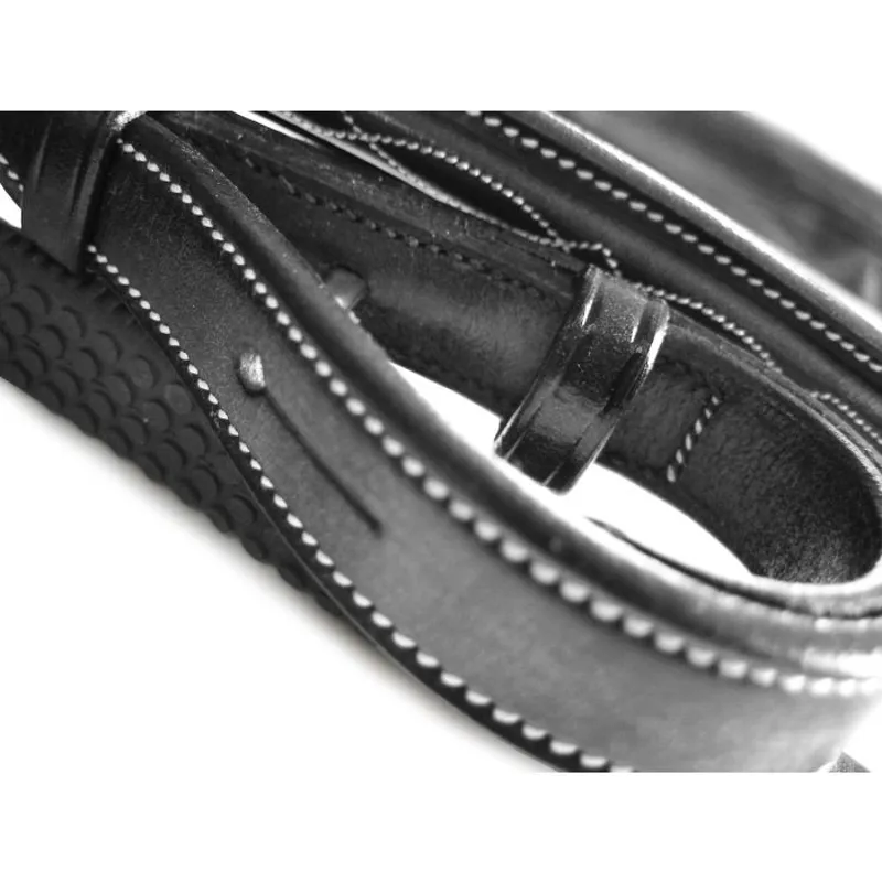 Mark Todd Deluxe Reins Fancy Stitch - Havana