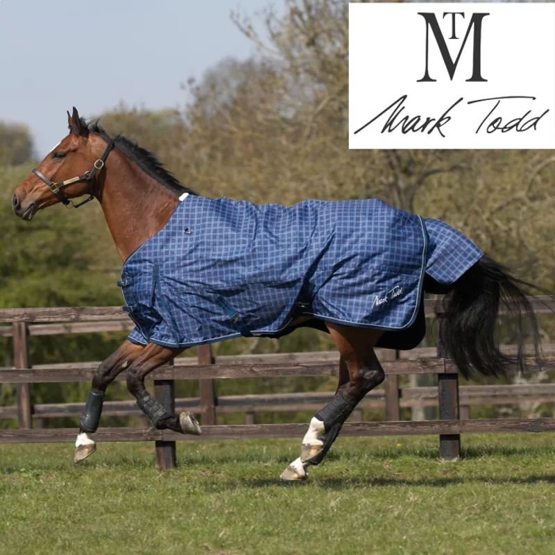 Mark Todd Mediumweight Turnout Rug - Navy