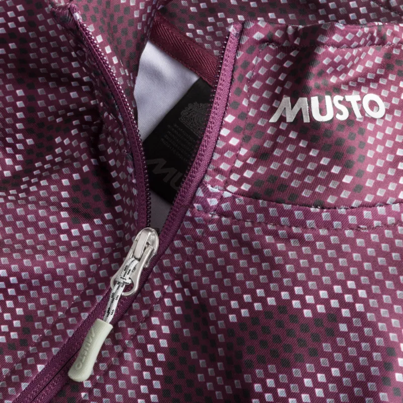 Musto Printed Ladies X Country Top - Damson-4