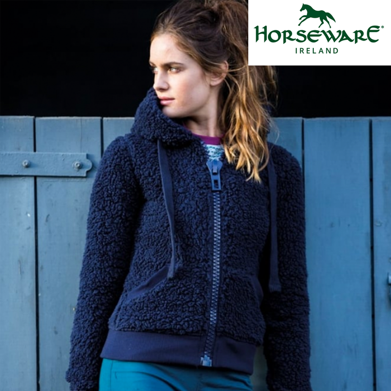 Horseware Fluffy Softie Ladies Fleece - Navy-1
