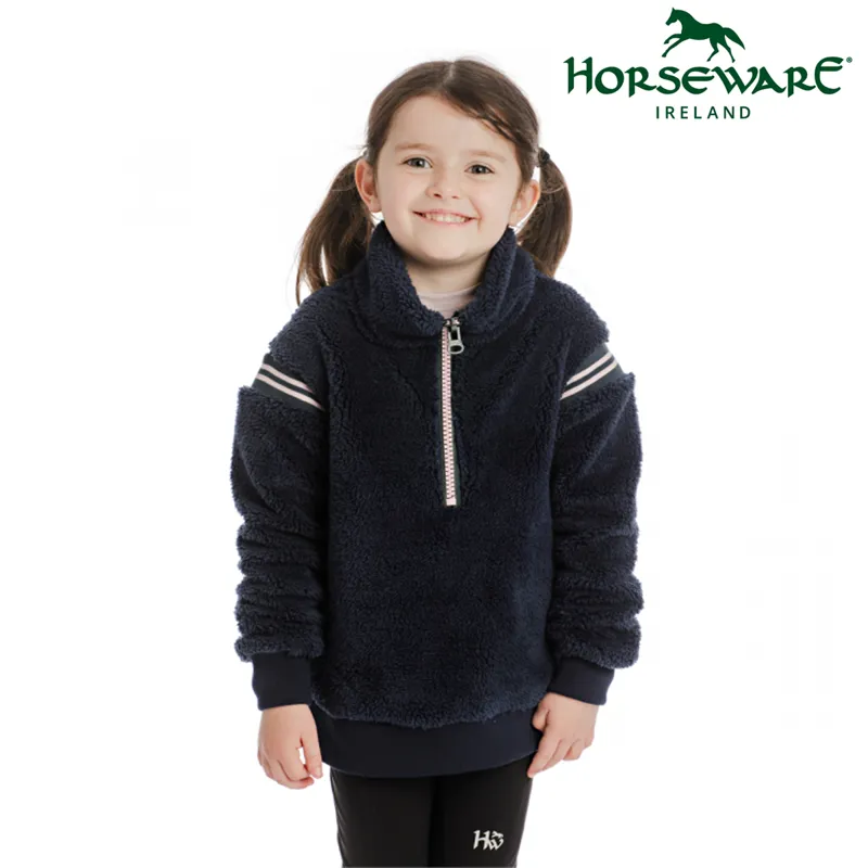 Horseware Kids Sherpa Pullover - Navy
