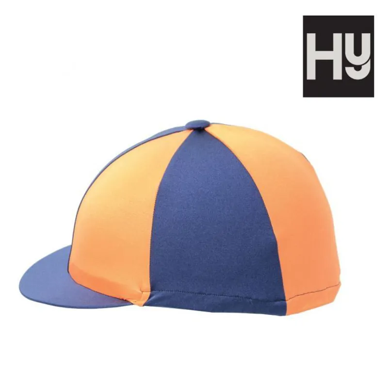 Hy Two Tone Lycra Silks - Navy/Orange