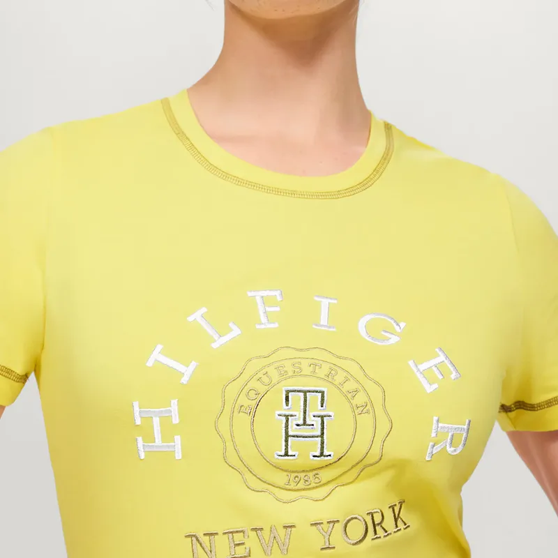 Tommy Hilfiger Women's Newport Graphic T-Shirt - Citron Ella-3