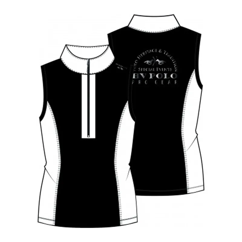 HV Polo Noah Sleeveless Competition Shirt - Black