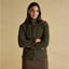 Joules Ladies Heritage Full Zip Through Fleece - Green