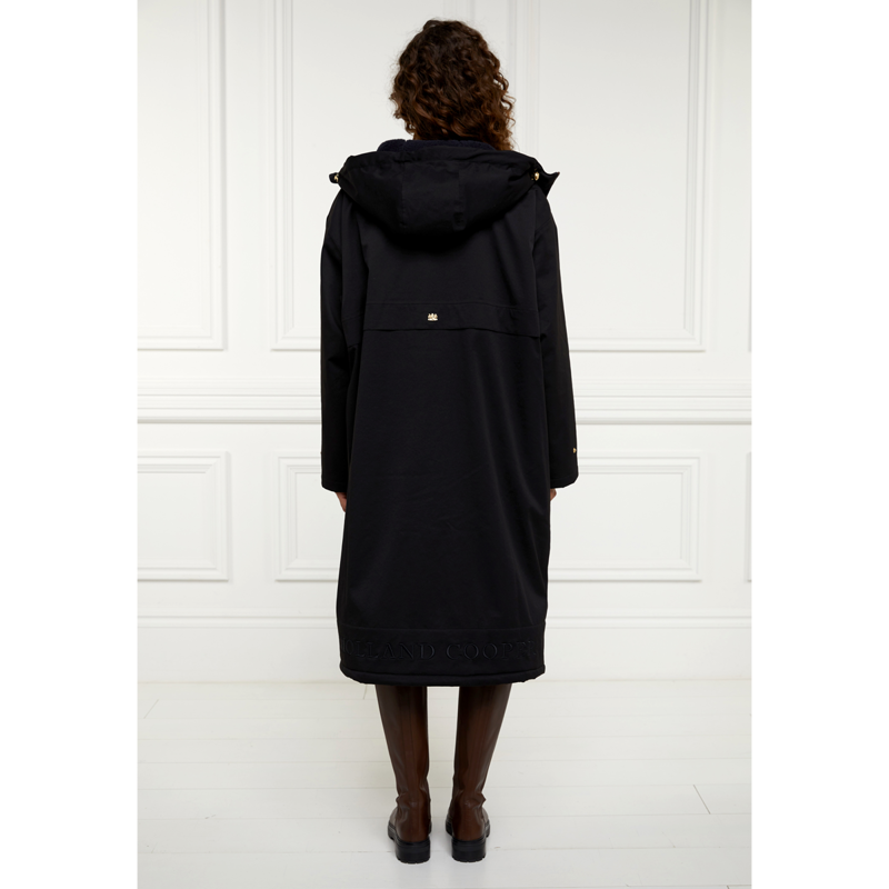 Holland Cooper One-Size Waterproof Coat - Black-1